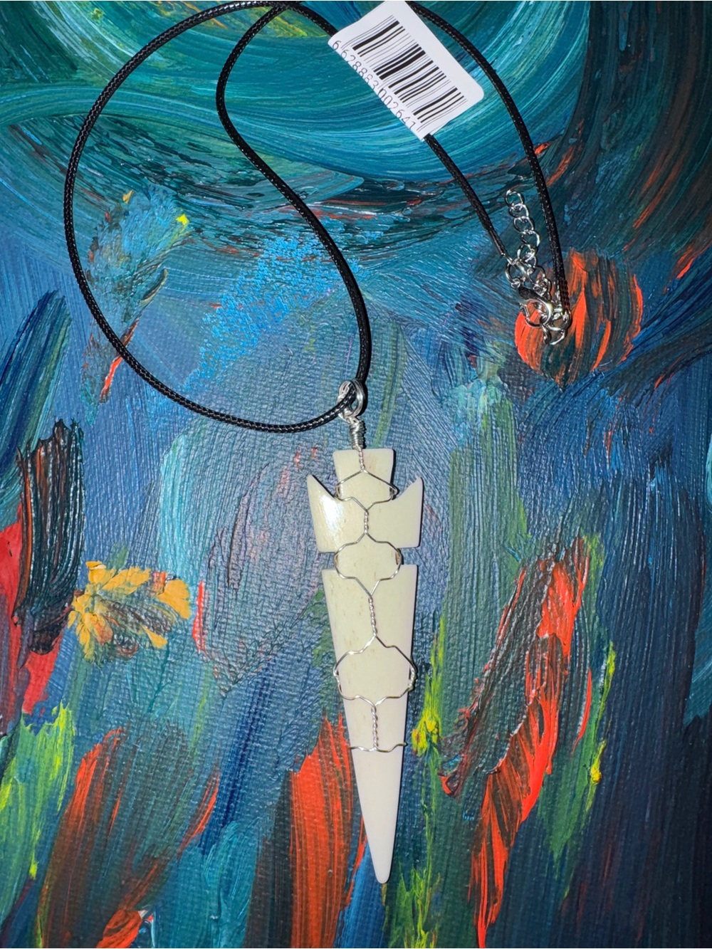 Handcrafted Silver wire wrapped Arrowhead